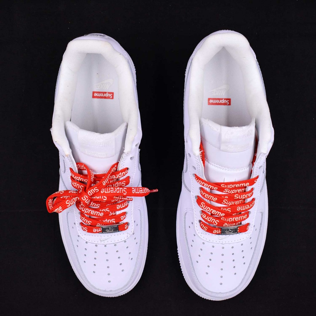 white supreme air force 1